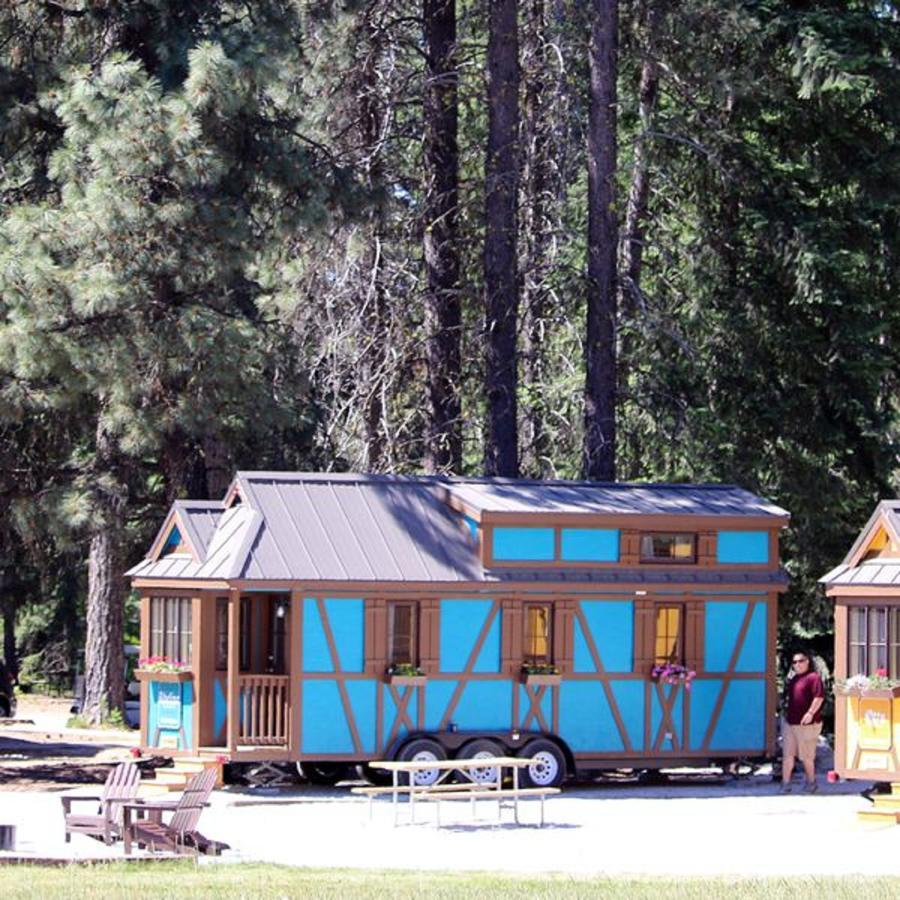 Leavenworth Camping Resort Tiny House Adeline Exteriör bild